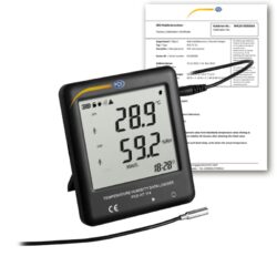 Termohigrómetro PCE-HT 114-ICA incl. certificado de calibración ISO