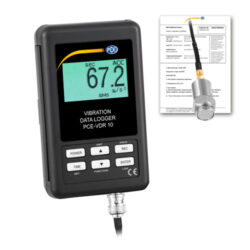 Vibrómetro PCE-VDR 10-ICA incl. certificado de calibración ISO