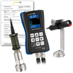Vibrómetro PCE-VM 22-ICA incl. certificado de calibración ISO
